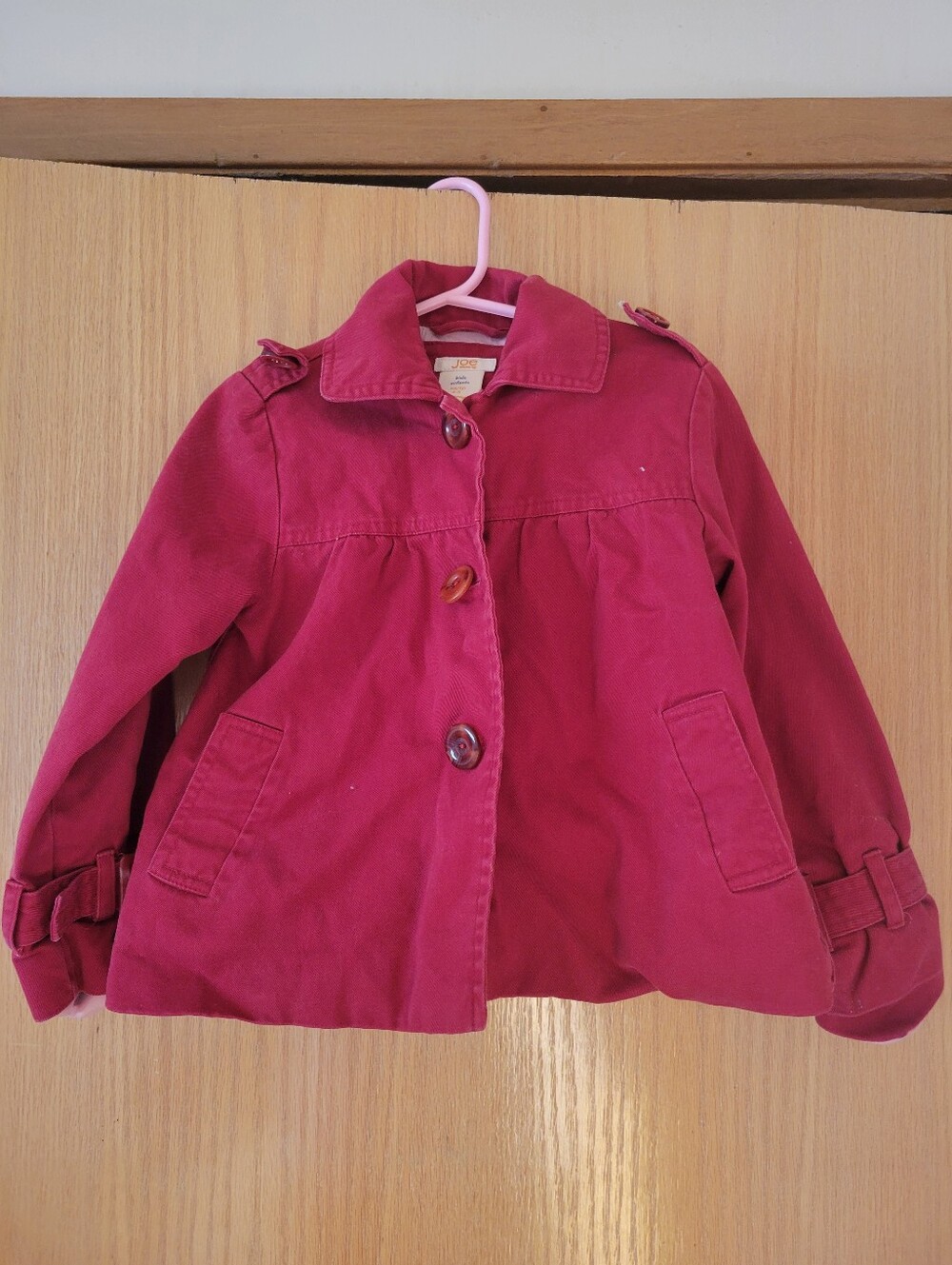 Toddler button up jacket